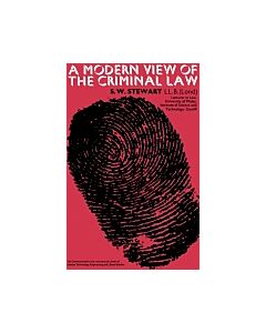 A Modern View of The Criminal Law (Instant Digital Access Code Only) 9780080129709