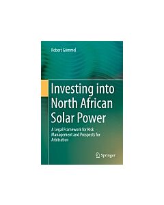 Investing into North African Solar Power (Instant Digital Access Code Only) 9783319157559