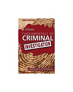 O'Hara's Fundamentals of Criminal Investigation (Instant Digital Access Code Only) 9780398092573