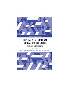 Imperatives for Legal Education Research (Instant Digital Access Code Only) 9781032240503