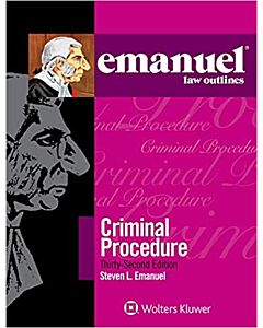 Emanuel Law Outlines: Criminal Procedure (Instant Digital Access Code Only) 9781543812992