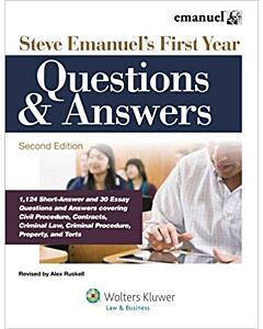 Steve Emanuel's First Year Q&As 9781454805250