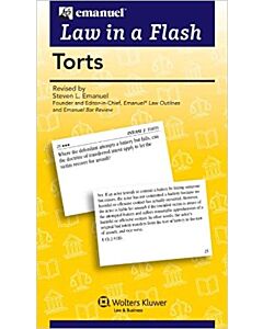 Law In A Flash Flashcards: Torts 9781454809234
