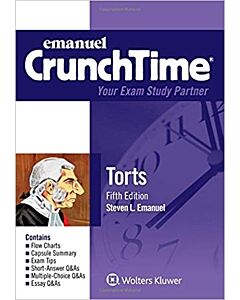 Crunchtime Series: Torts 9781454840954