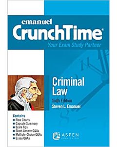 Crunchtime Series: Criminal Law 9781543805772