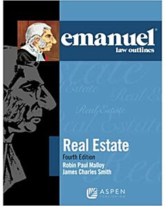 Emanuel Law Outlines for Real Estate Law 9781543807554