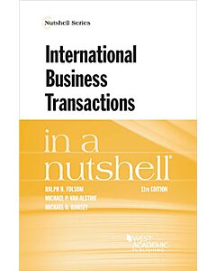 Law in a Nutshell: International Business Transactions 9781684675166