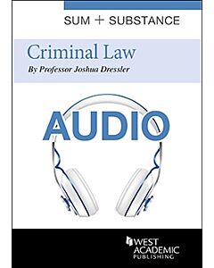 Sum & Substance Audio: Criminal Law 9781636591124