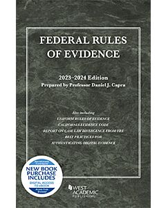 Federal Rules of Evidence, with Faigman Evidence Map 9781647084936