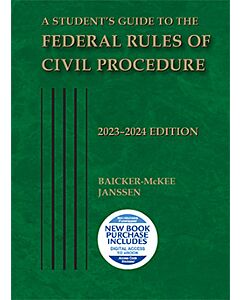 A Student's Guide to the Federal Rules of Civil Procedure 9781685619824