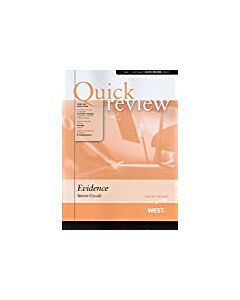 Sum & Substance Quick Review: Evidence 9780314285942