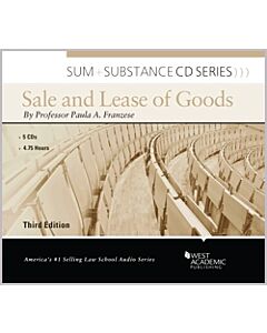 Sum & Substance Audio: Sale & Lease of Goods 9780314282323
