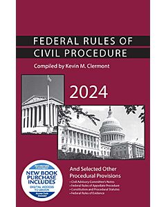 Federal Rules of Civil Procedure and Selected Other Procedural Provisions 9798892090247
