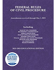 Federal Rules of Civil Procedure, Educational Edition 9798887860336