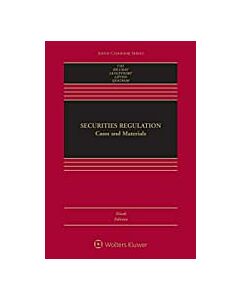Securities Regulation: Cases and Materials (w/ Connected eBook) (Instant Digital Access Code Only) 9781543849752