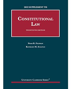 Supplement to Constitutional Law 9781647080693