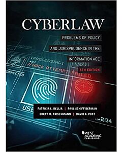 Cyberlaw: Problems of Policy and Jurisprudence in the Information Age (Used) 9781640208544