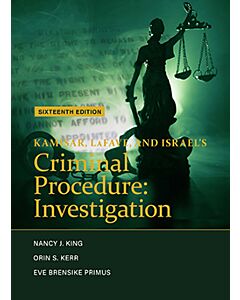 Criminal Procedure: Investigation - CasebookPlus 9798887862224