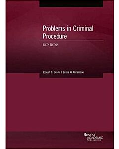 Problems in Criminal Procedure 9781640208537