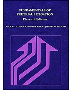 Fundamentals of Pretrial Litigation 9781642428506