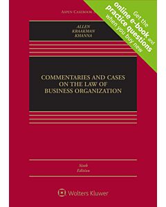 Commentary and Cases on the Law of Business Organization (w/ Connected eBook with Study Center) (Rental) 9781543815733