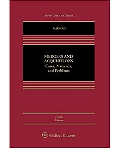 Mergers, Acquisitions: Cases, Materials, and Problems (w/ Connected eBook) (Rental) 9781543819731