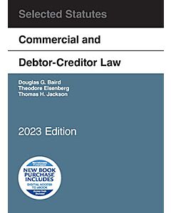 Commercial and Debtor-Creditor Law Selected Statutes 9798887860220
