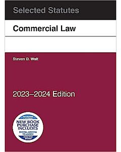 Commercial Law, Selected Statutes (Instant Digital Access Code Only) 9798887860930