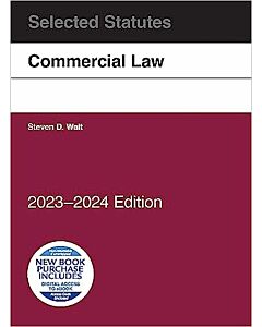 Commercial Law, Selected Statutes 9798887860206