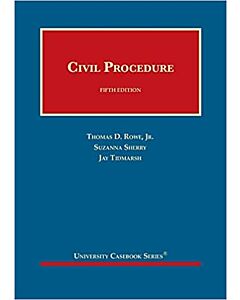 Civil Procedure (University Casebook Series) (Instant Digital Access Code Only) 9781647083465