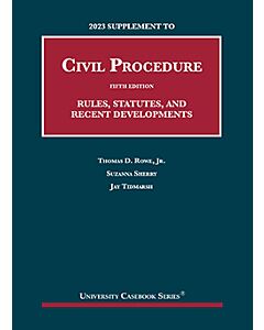 Supplement to Civil Procedure 9781685619985