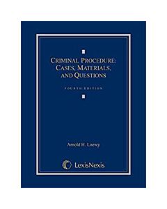 Criminal Procedure: Cases, Materials, and Questions 9781632815408
