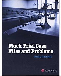 Mock Trial Case Files and Problems (Used) 9780769891965