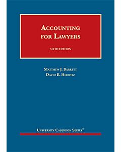 Accounting for Lawyers (University Casebook Series) (Used) 9781636591056