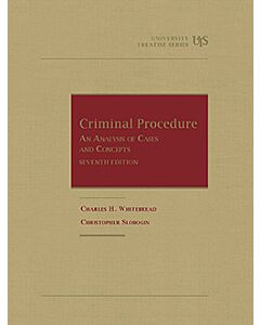 Criminal Procedure, An Analysis of Cases and Concepts 9781642422627