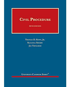 Civil Procedure (University Casebook Series) 9781684670383