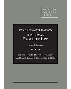 Cases and Materials on American Property Law (American Casebook Series) (Rental) 9781684671243