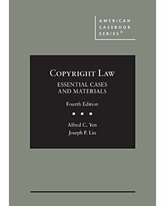 Copyright Law, Essential Cases and Materials (American Casebook Series) (Rental) 9781684675340