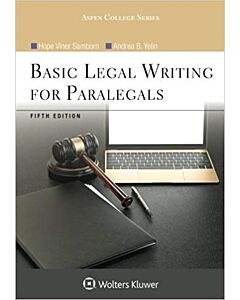 Basic Legal Writing for Paralegals (Connected eBook + Print Book + Connected Quizzing) 9781543835199