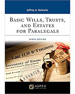 Basic Wills, Trusts, and Estates for Paralegals (w/ Connected eBook) 9781543847642