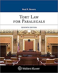 Tort Law For Paralegals (w/ Connected eBook) 9781543847529