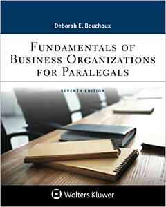 Fundamentals of Business Organizations for Paralegals (w/ Connected eBook) (Instant Digital Access Code Only) 9798889063988