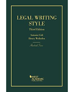 Legal Writing Style (Hornbook Series) 9781634592963