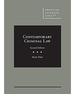 Contemporary Criminal Law (American Casebook Series) (Used) 9781647086480