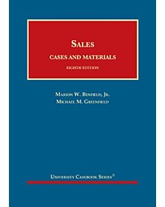 Sales, Cases and Materials - CasebookPlus (University Casebook Series) 9781647083205