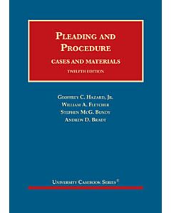 Pleading and Procedure, Cases and Materials - CasebookPlus (University Casebook Series) (Instant Digital Access Code Only) 9781647083311