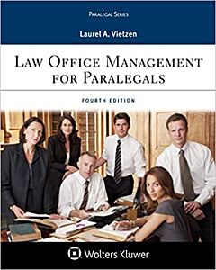 Law Office Management for Paralegals (w/ Law Simulation Series access) 9781543820027