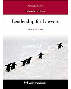 Leadership for Lawyers 9781543820010