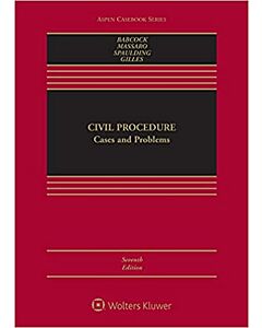 Civil Procedure: Cases and Problems (Connected eBook with Study Center + Connected Quizzing) (Instant Digital Access Code Only) 9781543844900