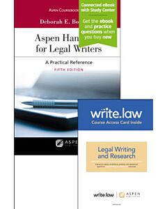 Aspen Handbook for Legal Writers: A Practical Reference (Connected eBook with Study Center + Write.law) (Instant Digital Access Code Only) 9798886143089